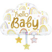 Фигурный шар Облачко hello baby на выписку, 71 см