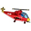Фигурный шар Вертолет H-81 (красный), 96 см