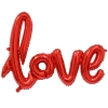 Фигурный шар-гирлянда Любовь (Love), красный, 105 см
