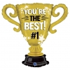 Фигурный шар Кубок Ты лучший (You are the best), 83 см