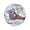 Шар-круг Коала на ветке серая, Малыш мальчик (baby boy), 46 см