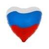 Шар-сердце Триколор, 46 см