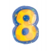 Шар Цифра 8 мульти, 53 см