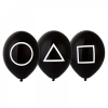 Шары Игра в креветку, кальмаргейм, черно-белые